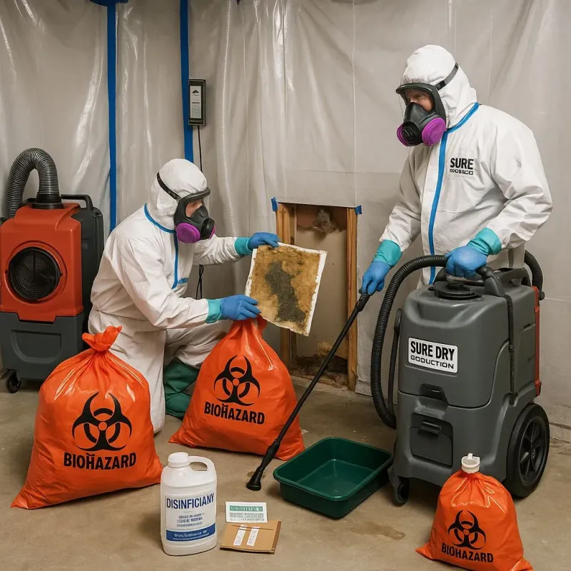 Contaminated Water Handling Protocols process in New Summerfield, TX