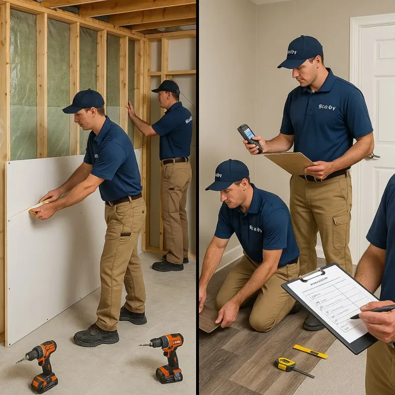 Repairs and Reconstruction process in New Summerfield, TX